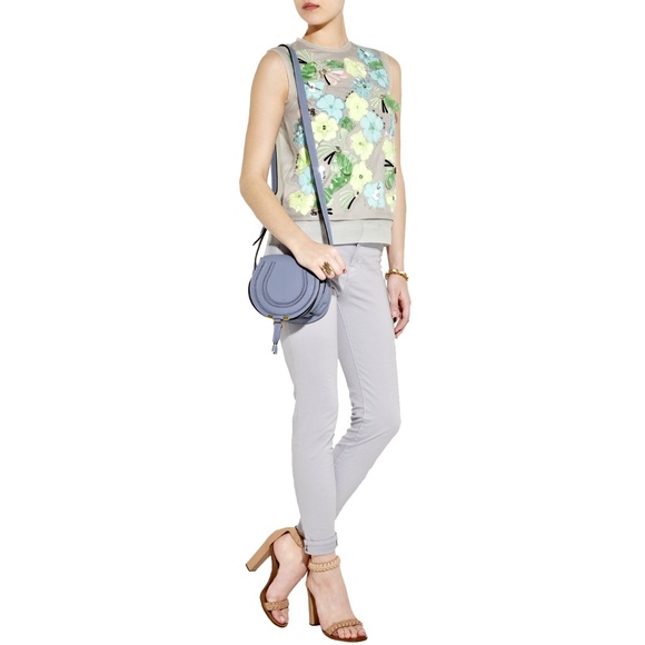 New Chloe Mini Marcie Leather Crossbody Bag - Picture 8 of 8